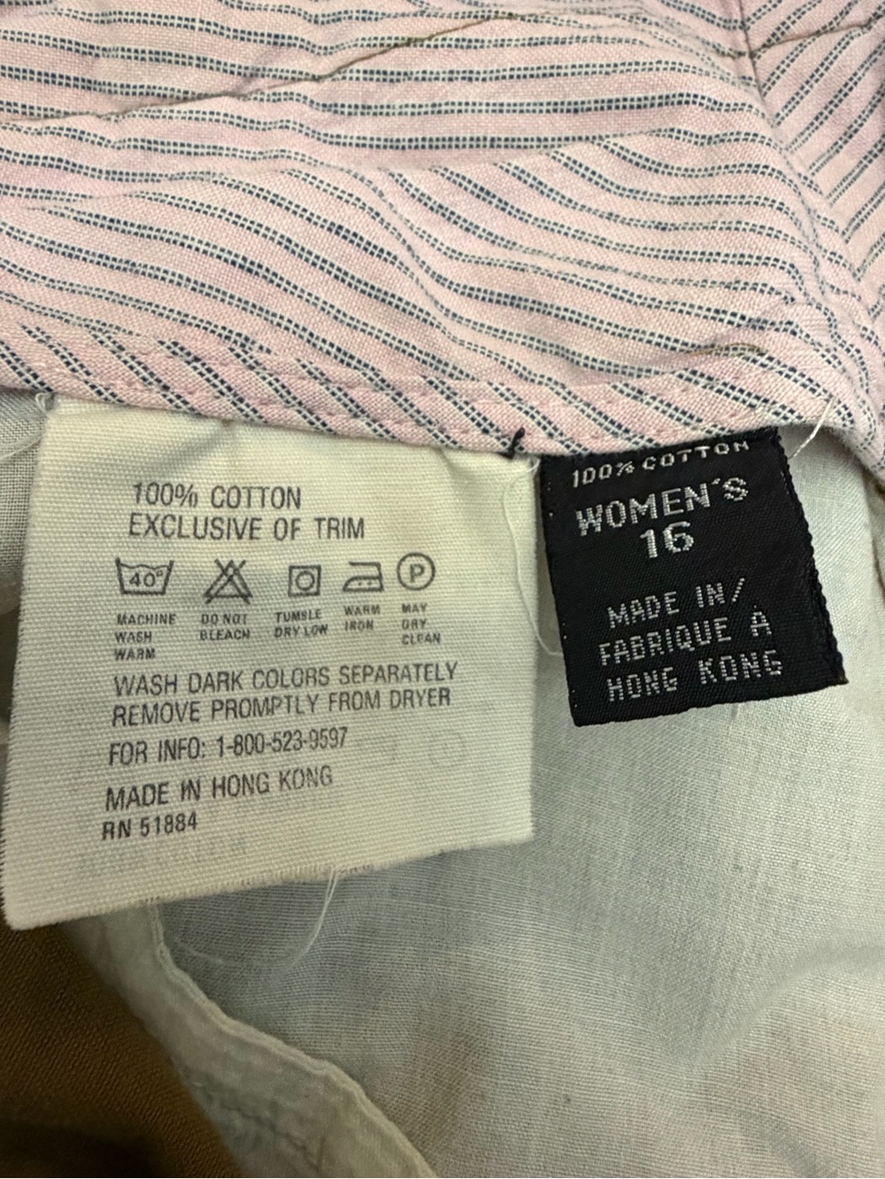 Patagonia Women’s Cotton Baggy Tapered Button Cuff Hiking Pants Brown Sz16
#B655 - Picture 3 of 10
